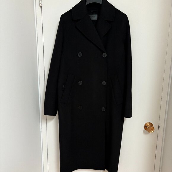 Rudsak Laylah Double-Breasted Coat XS Black - Picture 2 of 16